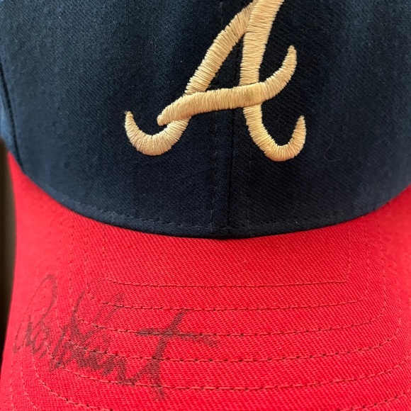 Ron Gant Atlanta Braves Baseball Cap Signed - Picture 7 of 12